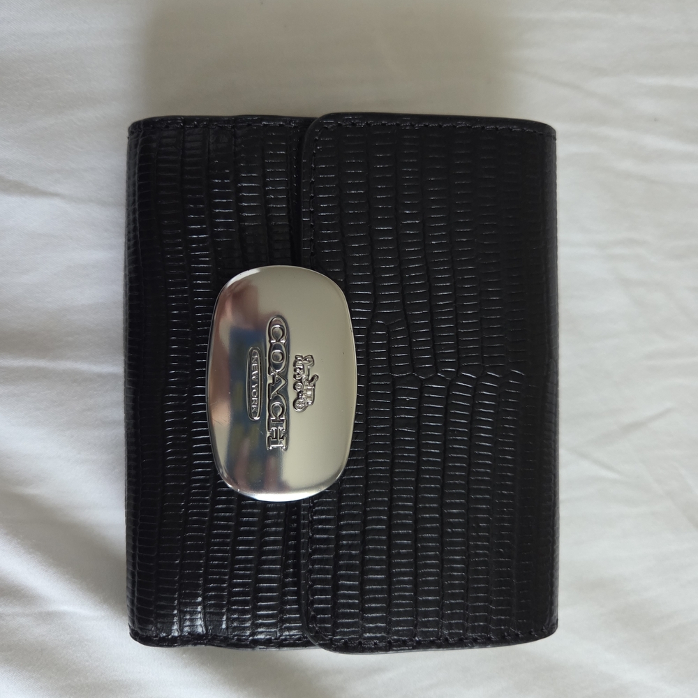 Coach Black Leather Wallet